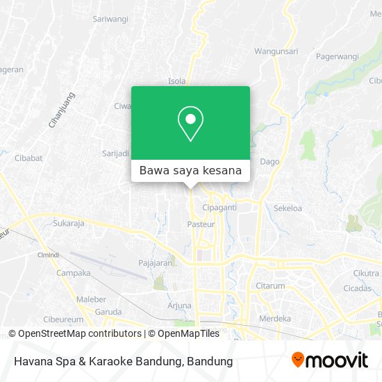 Peta Havana Spa & Karaoke Bandung