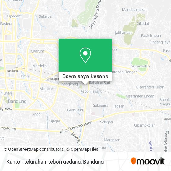 Peta Kantor kelurahan kebon gedang