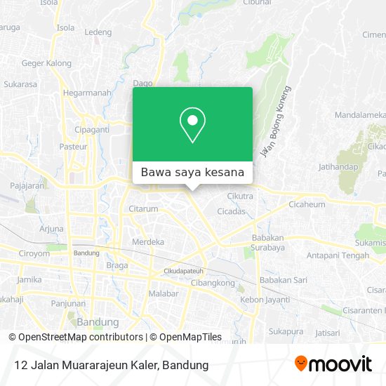 Peta 12 Jalan Muararajeun Kaler