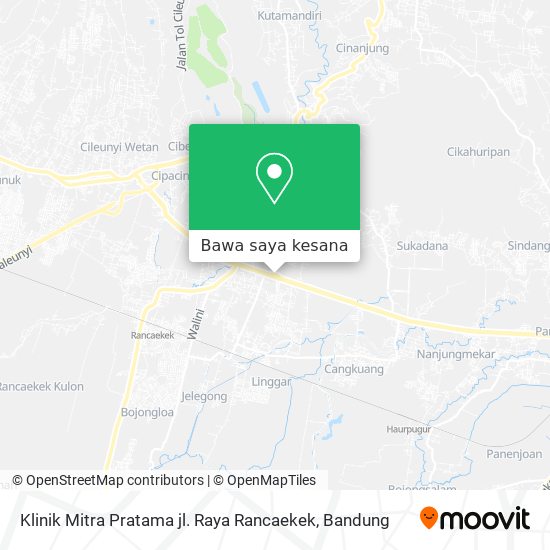 Peta Klinik Mitra Pratama jl. Raya Rancaekek