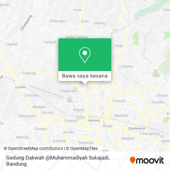 Peta Gedung Dakwah @Muhammadiyah Sukajadi
