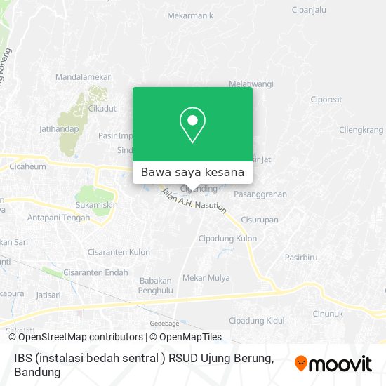 Peta IBS (instalasi bedah sentral ) RSUD Ujung Berung