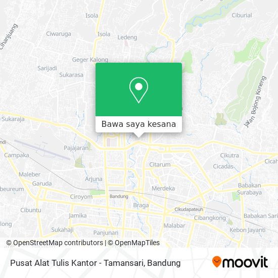 Peta Pusat Alat Tulis Kantor - Tamansari