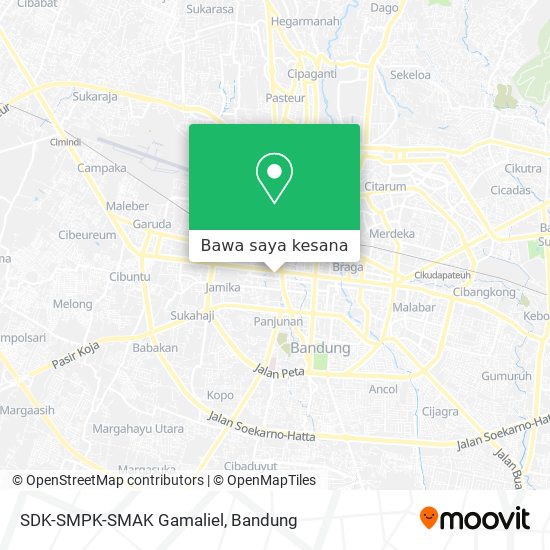 Peta SDK-SMPK-SMAK Gamaliel