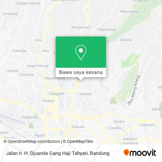 Peta Jalan Ir. H. Djuande Gang Haji Tahyati