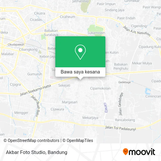 Peta Akbar Foto Studio