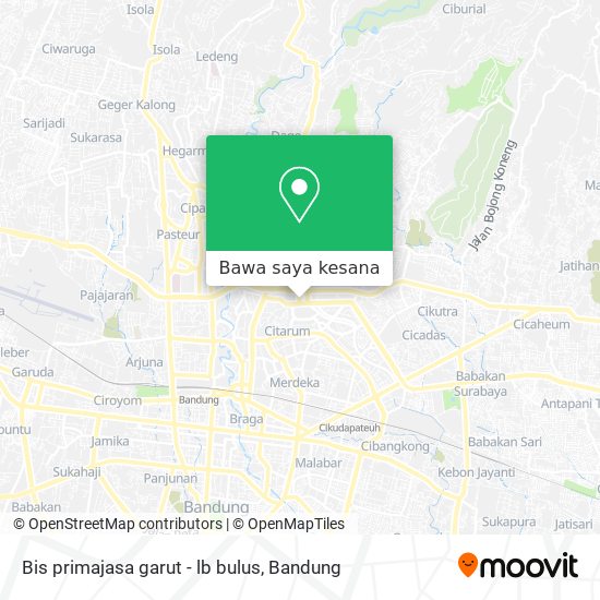 Peta Bis primajasa garut - lb bulus