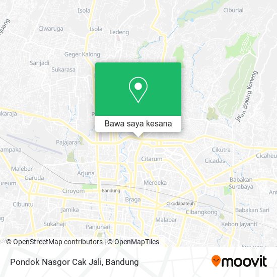 Peta Pondok Nasgor Cak Jali