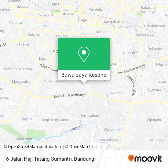 Peta 6 Jalan Haji Tatang Sumantri