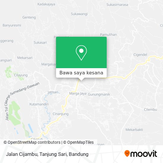 Peta Jalan Cijambu, Tanjung Sari