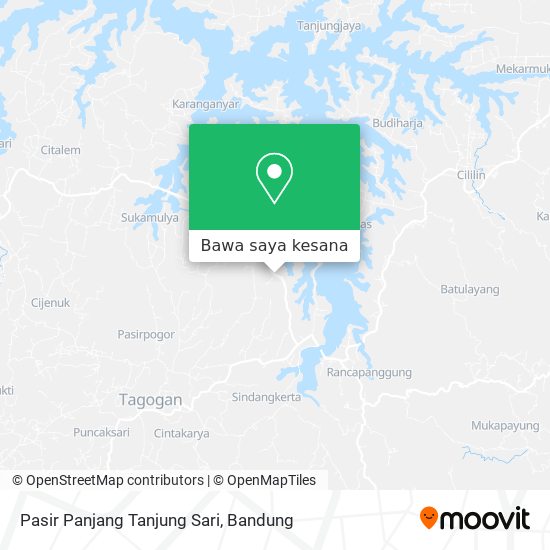 Peta Pasir Panjang Tanjung Sari