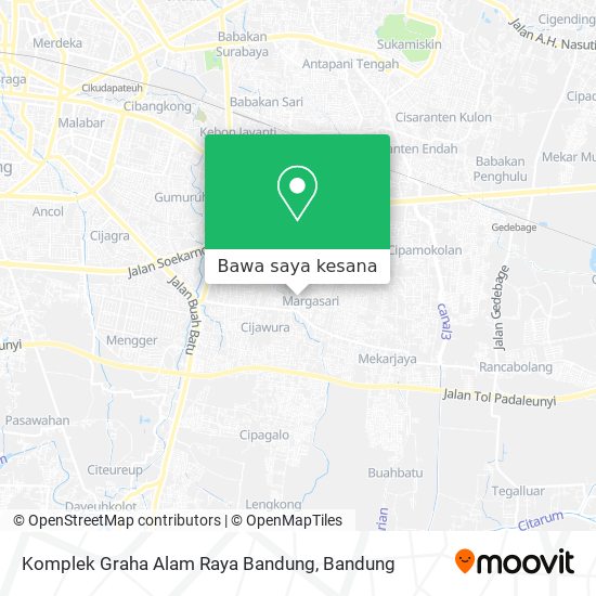 Peta Komplek Graha Alam Raya Bandung