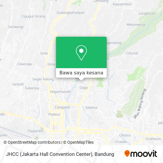 Peta JHCC (Jakarta Hall Convention Center)