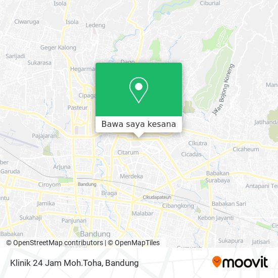 Peta Klinik 24 Jam Moh.Toha