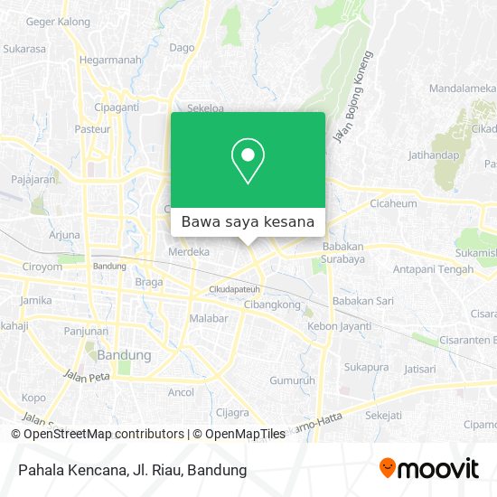 Peta Pahala Kencana, Jl. Riau