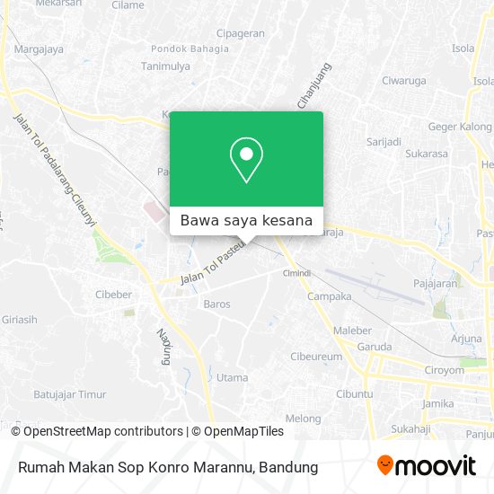 Peta Rumah Makan Sop Konro Marannu