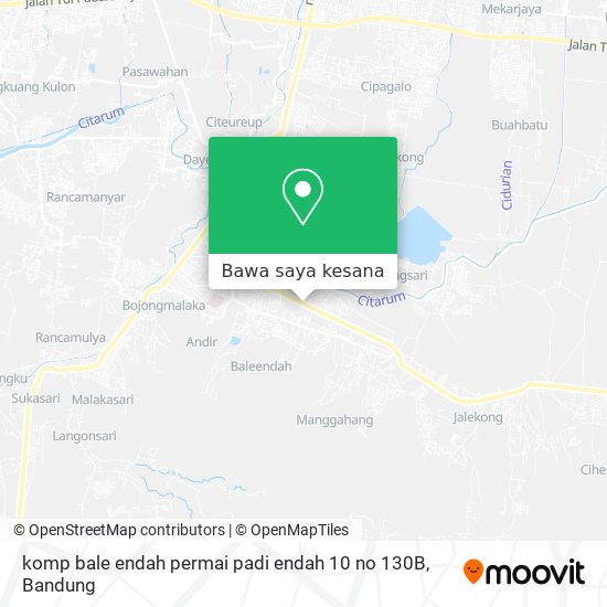 Peta komp bale endah permai padi endah 10 no 130B