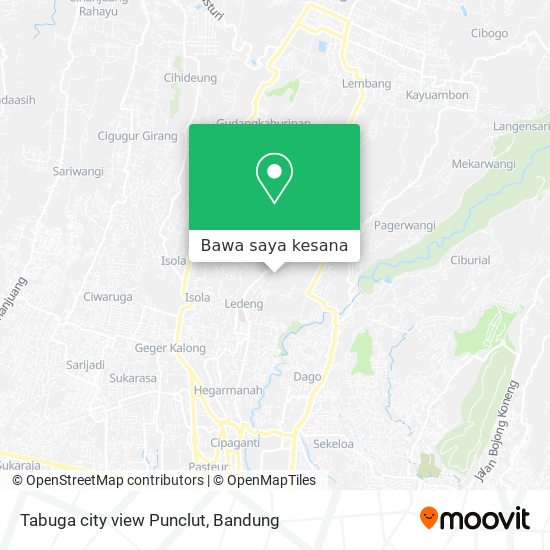 Peta Tabuga city view Punclut