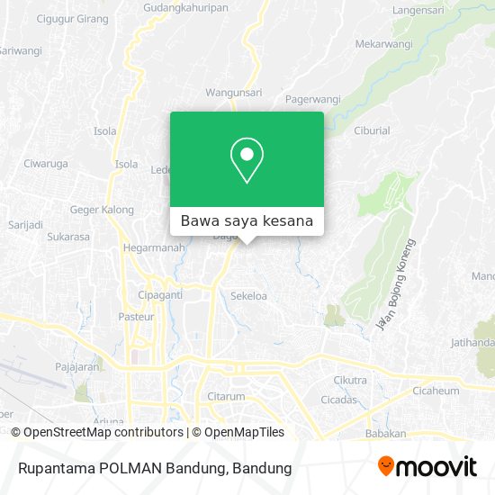 Peta Rupantama POLMAN Bandung