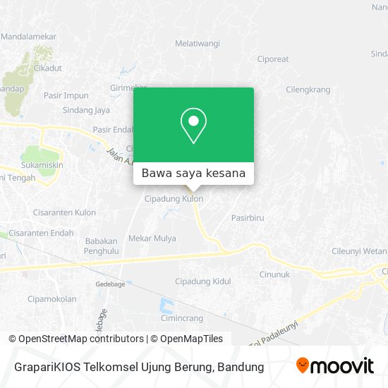 Peta GrapariKIOS Telkomsel Ujung Berung