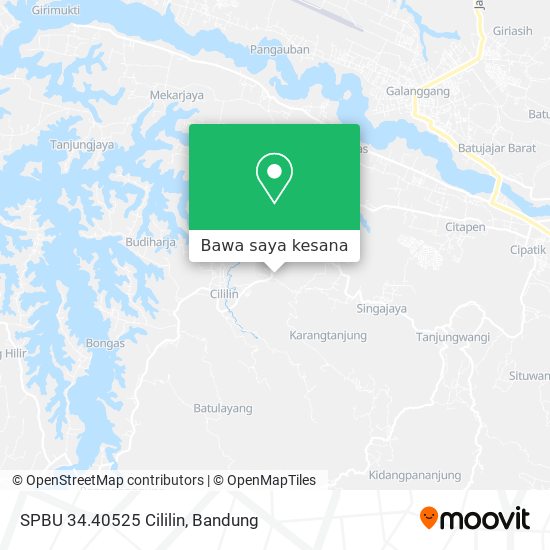 Peta SPBU 34.40525 Cililin
