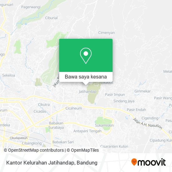 Peta Kantor Kelurahan Jatihandap