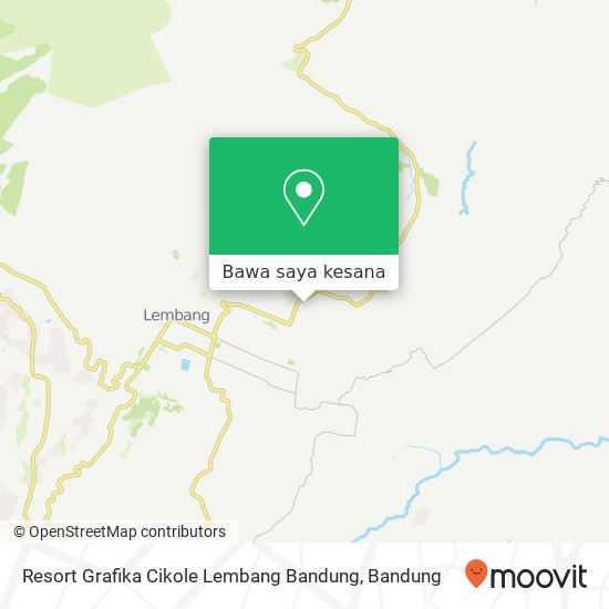 Peta Resort Grafika Cikole Lembang Bandung