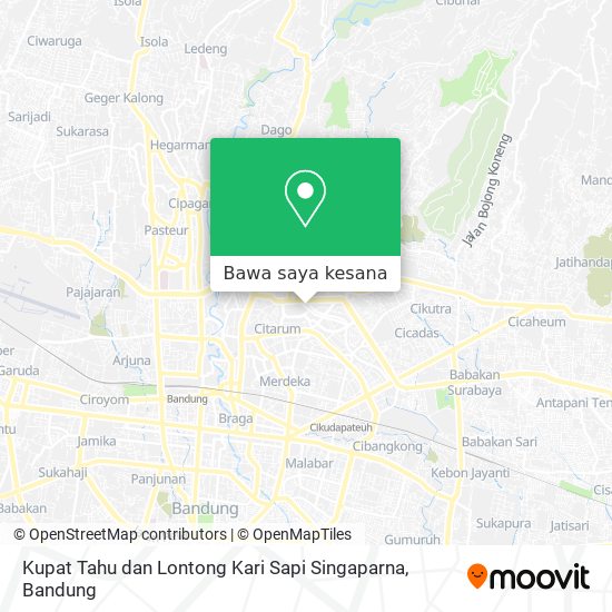 Peta Kupat Tahu dan Lontong Kari Sapi Singaparna