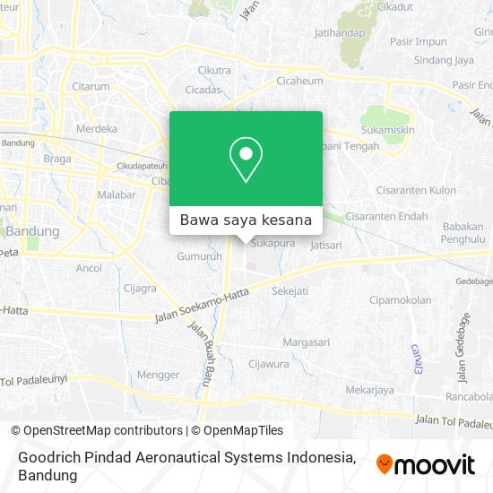 Peta Goodrich Pindad Aeronautical Systems Indonesia