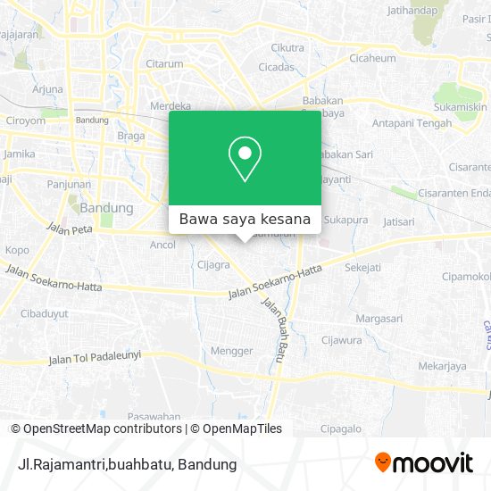 Peta Jl.Rajamantri,buahbatu