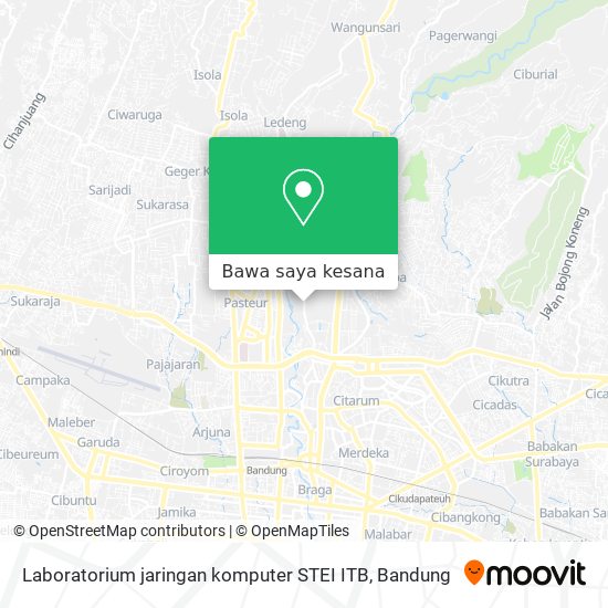 Peta Laboratorium jaringan komputer STEI ITB