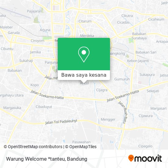 Peta Warung Welcome *tanteu