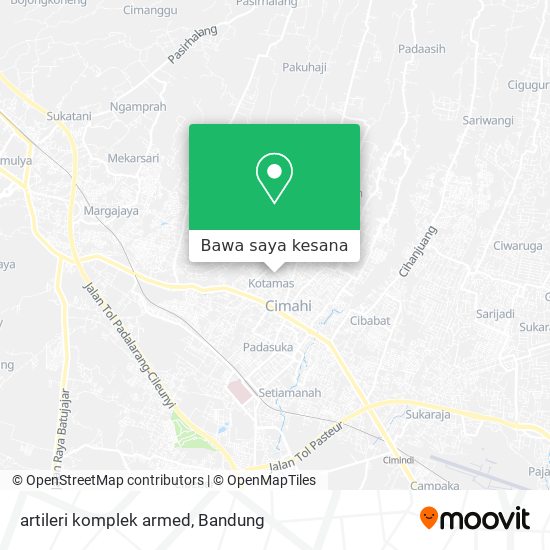 Peta artileri komplek armed