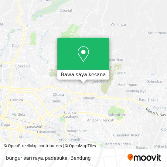 Peta bungur sari raya, padasuka,