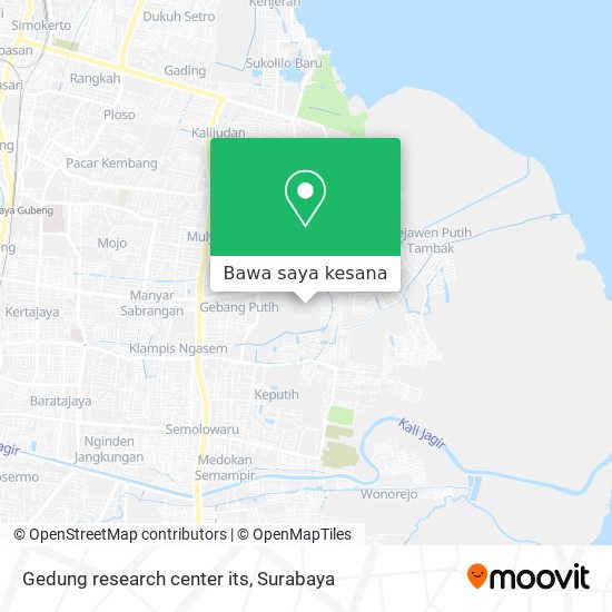Peta Gedung research center its