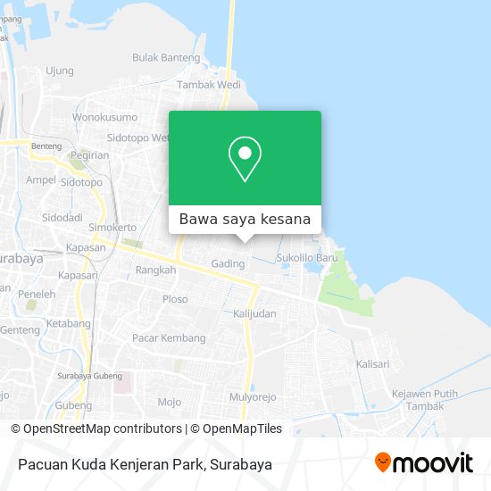 Peta Pacuan Kuda Kenjeran Park