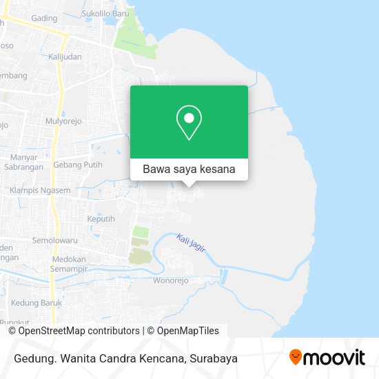 Peta Gedung. Wanita Candra Kencana