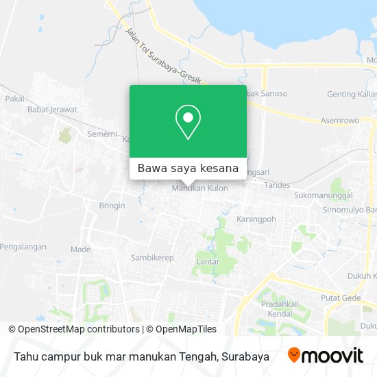 Peta Tahu campur buk mar manukan Tengah