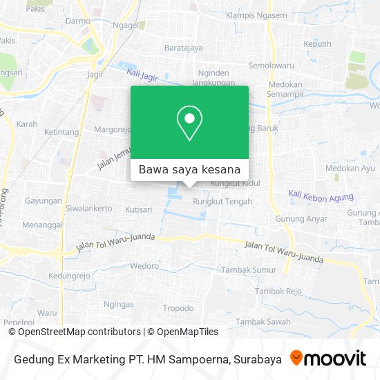 Peta Gedung Ex Marketing PT. HM Sampoerna
