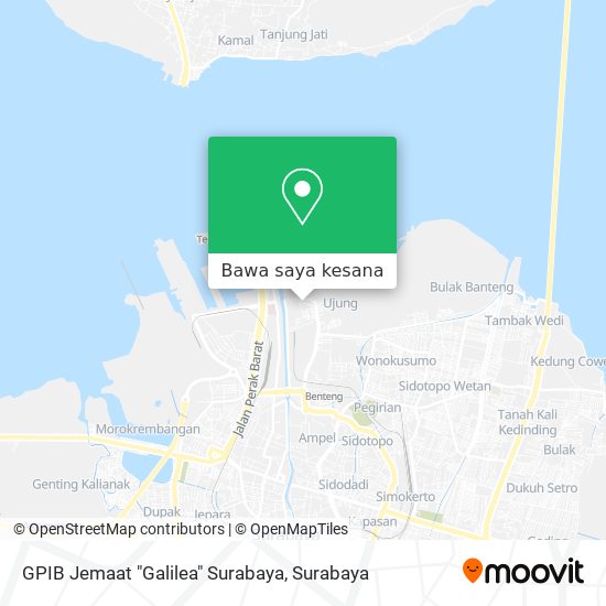 Peta GPIB Jemaat "Galilea" Surabaya
