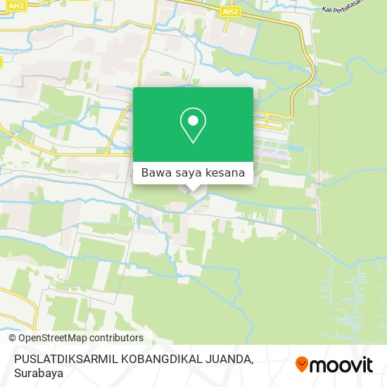Peta PUSLATDIKSARMIL KOBANGDIKAL JUANDA