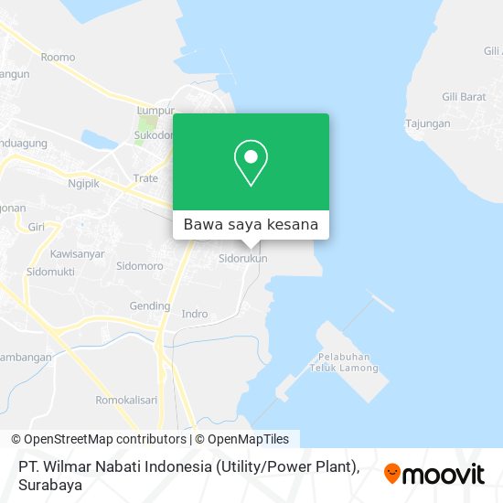 Peta PT. Wilmar Nabati Indonesia (Utility / Power Plant)