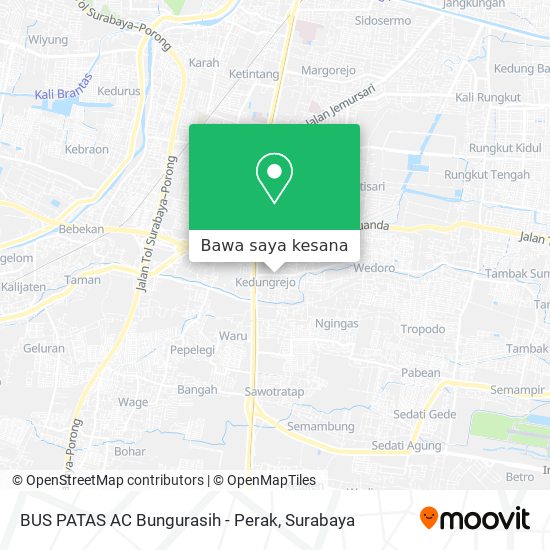 Peta BUS PATAS AC Bungurasih - Perak