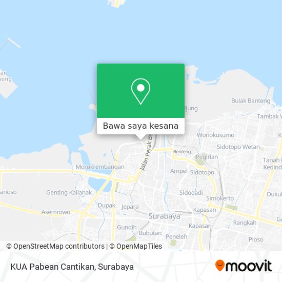 Peta KUA Pabean Cantikan