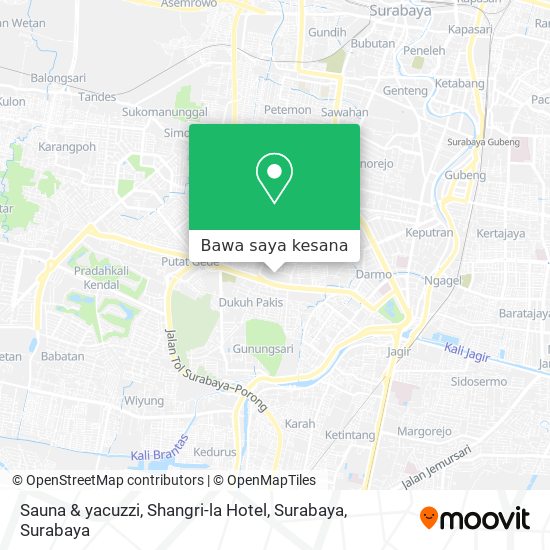 Peta Sauna & yacuzzi, Shangri-la Hotel, Surabaya