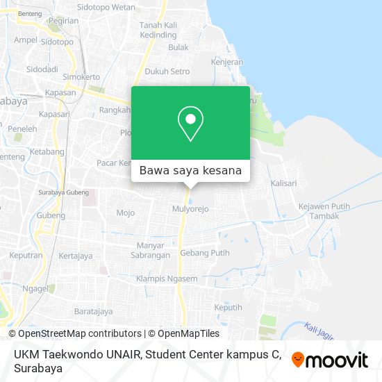 Peta UKM Taekwondo UNAIR, Student Center kampus C