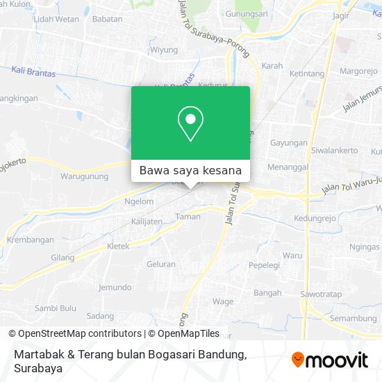 Peta Martabak & Terang bulan Bogasari Bandung