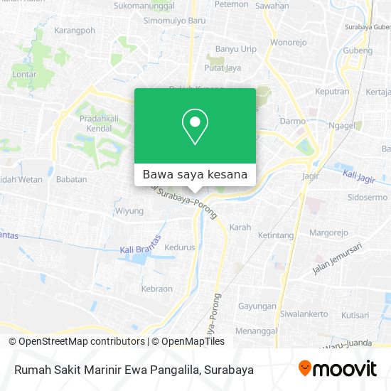 Peta Rumah Sakit Marinir Ewa Pangalila