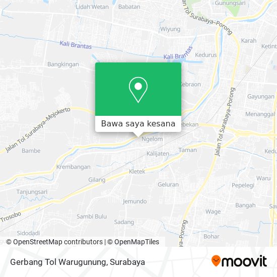 Peta Gerbang Tol Warugunung