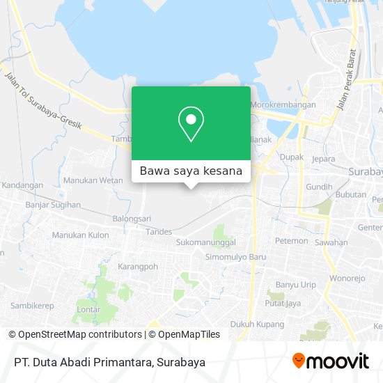 Peta PT. Duta Abadi Primantara